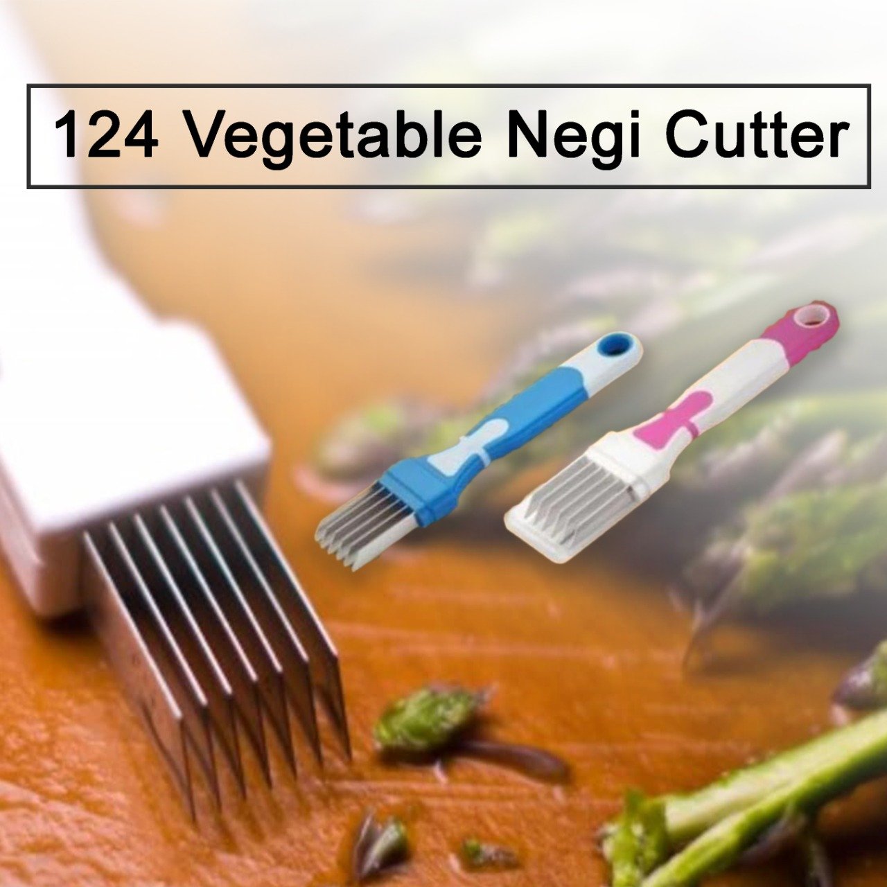 124 Vegetable Negi Cutter - SkyShopy 124 Vegetable Negi Cutter - SkyShopy
